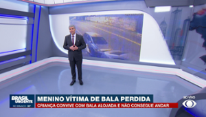 Menino é vítima de bala perdida