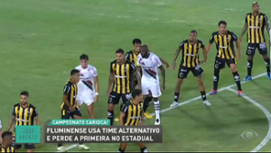 Fluminense perde para o Volta Redonda com direito a golaço de bicicleta