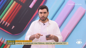 VOLTA ÀS AULAS! Onde comprar material escolar barato? | Melhor da Tarde