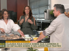 Catia Fonseca cozinha para Claudia Raia: veja receita especial de espaguete