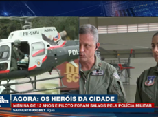 Sargento fala sobre resgate de piloto e criança após queda de helicóptero