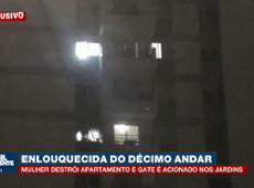 Mulher destrói apartamento e GATE é acionado