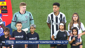 Gesto de facção leva Botafogo a mudar logomarca de uniforme