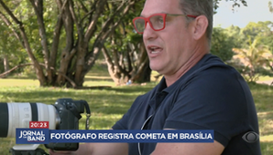 Fotógrafo registra cometa em Brasília