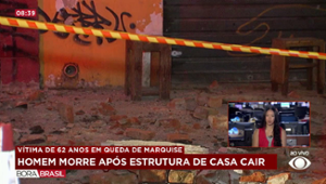 Queda de marquise deixa um morto e dois feridos em SP