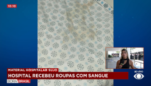 Hospital denuncia recebimento de roupas com sangue no RJ