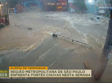 ALERTA DE TEMPORAIS! Região Metropolitana de SP enfrenta fortes chuvas