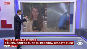 Câmera corporal de PM mostra resgate de ilhados em Metrô de SP