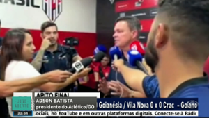 Renata Fan ironiza presidente do Atlético-GO por fala machista a repórter