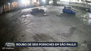 Seis Porsches são roubados de estacionamento em SP