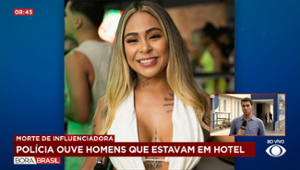 Influenciadora estava com três homens em hotel antes de morrer