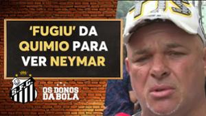 Torcedor chora e ‘foge’ da quimioterapia para ver volta de Neymar ao Santos