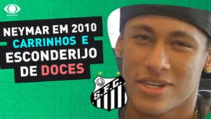 NEYMAR NO SANTOS EM 2010: CRAQUE COLECIONAVA CARRINHOS E ESCONDIA DOCES