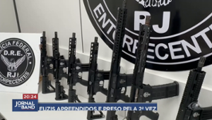 Polícia apreende 11 fuzis no Rio de Janeiro