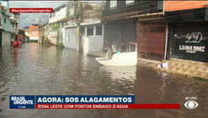 Forte chuva atinge São Paulo e provoca alagamentos