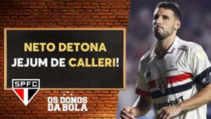 Neto detona Calleri, do São Paulo, por jejum desde setembro