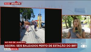 Pessoas são baleadas perto de estação do BRT no Rio