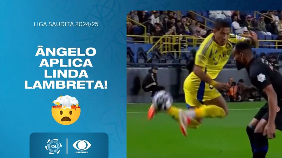 Ângelo, ex-Santos, aplica lambreta desconcertante contra o Al Fayha; veja