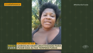 Sensação térmica de 70°C no Rio: cariocas tentam fugir do calor