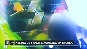 Menino de 3 anos agredido em escola