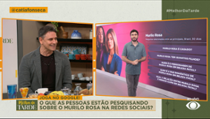 O que as pessoas estão pesquisando sobre o Murilo Rosa nas redes sociais?