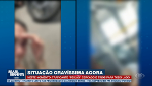 Traficante "peixão" cercado por policiais gera confronto no RJ