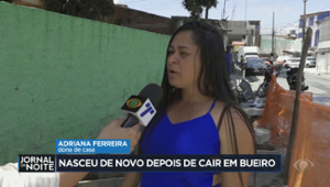 Mulher "nasceu de novo" depois de cair em bueiro