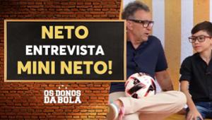 Neto entrevista e conhece a origem de Bernardo, o ‘Mini Neto’; veja