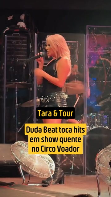 Tara & Tour: Duda Beat toca hits em show quente no Circo Voador, no Rio