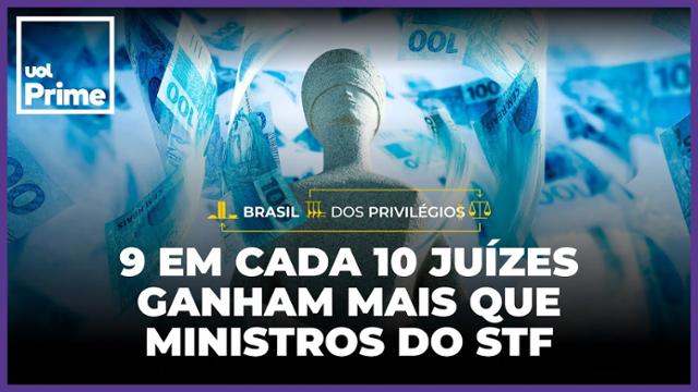 Brasil dos Privilégios: os supersalários de juízes e promotores no país