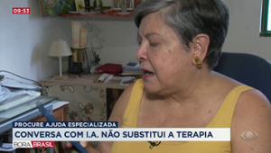 Conversa com IA não substitui a terapia