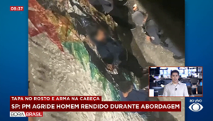 PM agride e ameaça matar jovem rendido durante abordagem em SP