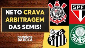 Neto: Edina apita Corinthians x Santos; Daiane Muniz Palmeiras x São Paulo