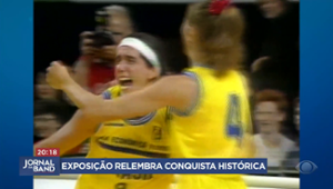 Exposição relembra conquista histórica da seleção feminina de basquete