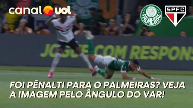 Pênalti para o Palmeiras foi bem marcado? Veja pelo ângulo do VAR - 11 ...