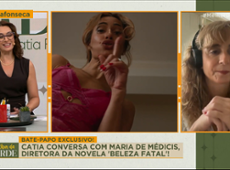 Catia Fonseca entrevista Maria de Médicis, diretora de BELEZA FATAL