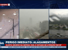 Forte chuva provoca alagamentos em São Paulo