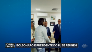 Jair Bolsonaro e presidente do PL se reúnem em Brasília