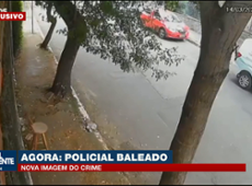 Veja novas imagens do policial sendo baleado por criminosos em SP