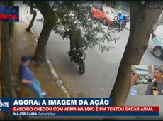 Major da PM fala sobre estado de saúde de policial baleado