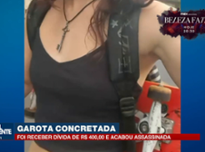 Garota morta e concretada