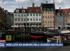 Mãe luta na Europa pela guarda do filho