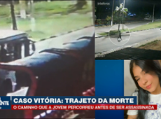 Novas imagens mostram Vitória momentos antes de ser sequestrada