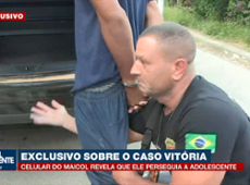 Telefones de Maicol e de Vitória estiveram próximos na noite que ela sumiu