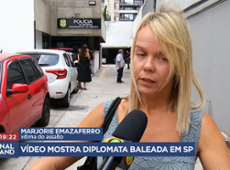 Vídeo mostra diplomata sendo baleada em São Paulo