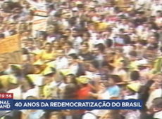 Brasil comemora os 40 anos da redemocratização