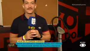 Veja os vestiários do Flamengo e Fluminense antes da final do Carioca