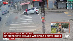 Motorista bêbado atropela e mata idoso em Itaqua (SP)