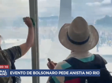 Evento de Bolsonaro no RJ pede anistia aos condenados do 8 de janeiro