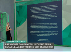 Debate Jogo Aberto: Presidente da Conmebol pede desculpas após fala racista